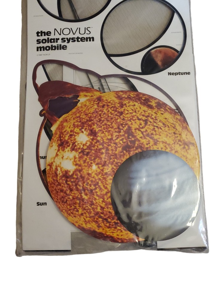 Vtg 1987 Novus Solar System Planetary Planets Space Mobile Classroom Educational
