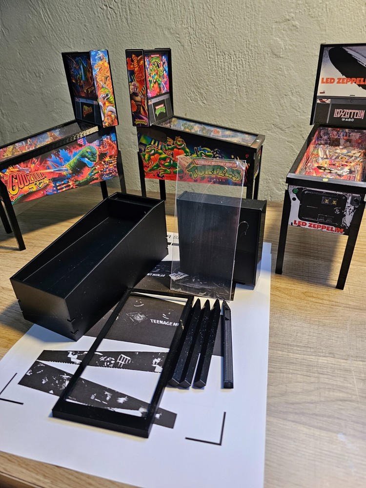 Large Pinball Machine DIY Scale Model “Make Your Own” Kit Large 1:6 Scale Size
