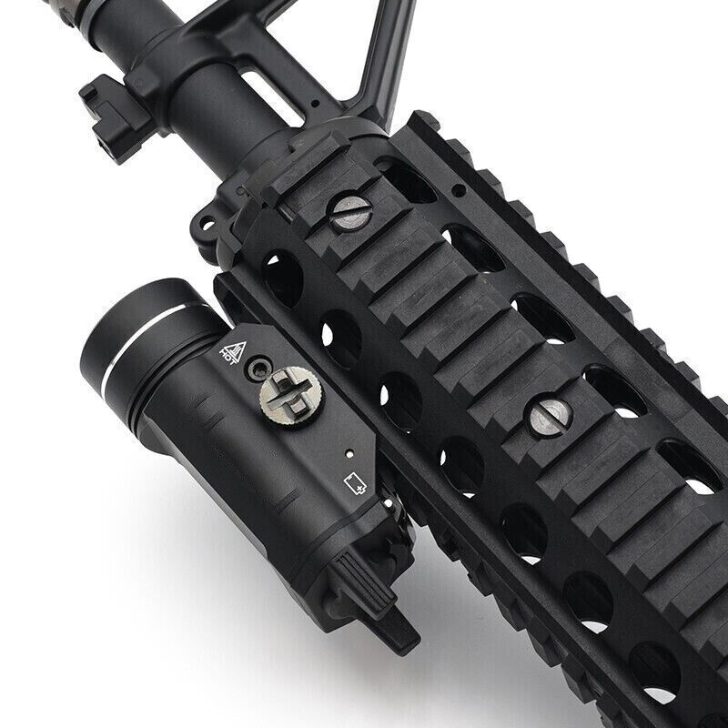 Black Tactical 1000 Lumen C4LED Strong Weapon Light Flashlight LED Gun Light