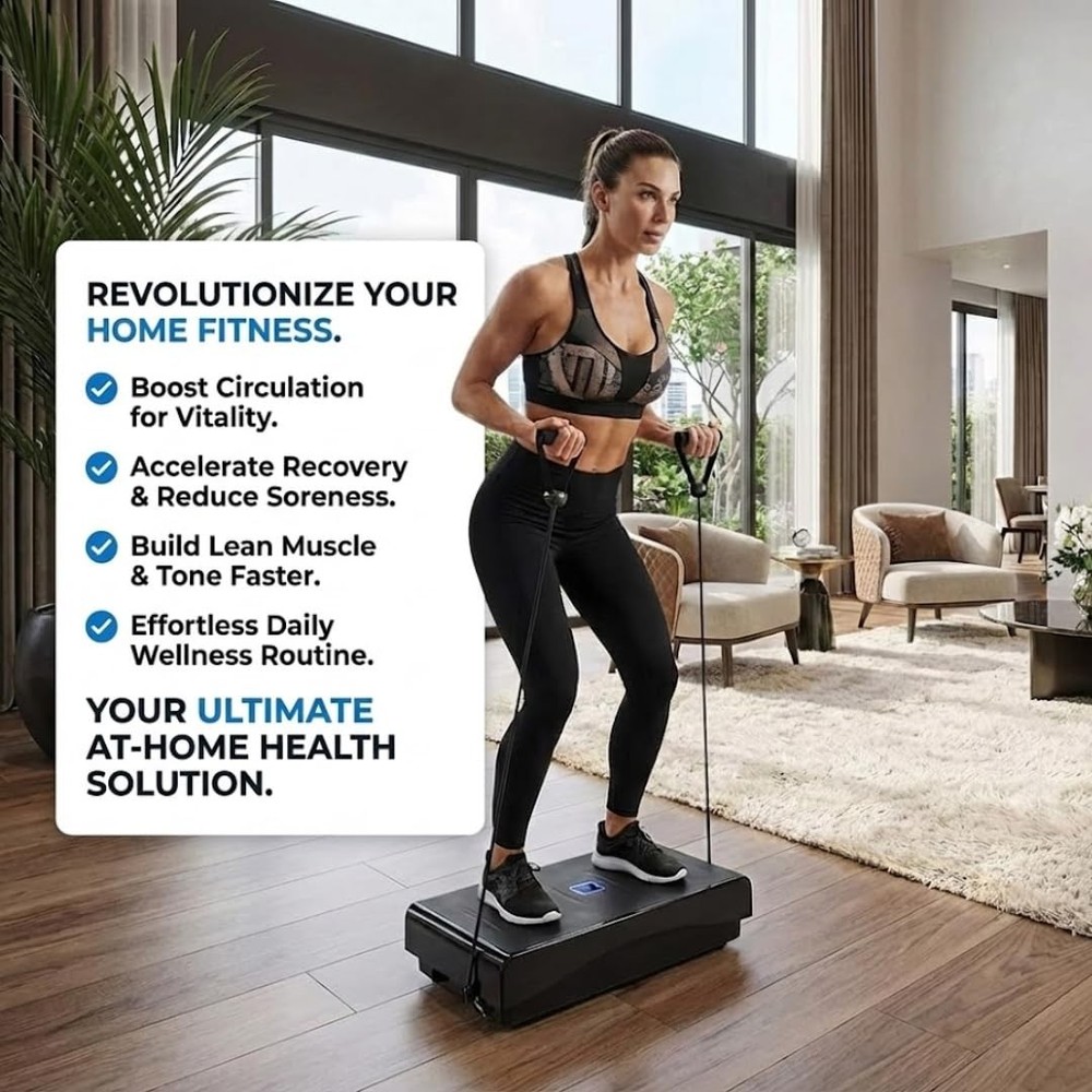 Vibration Plates - Vibration Plate Exercise Machine - Whole Body Workout Vibr...