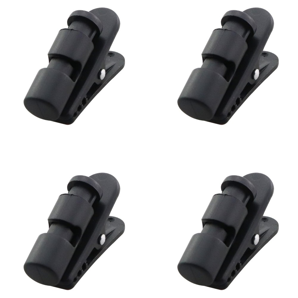 4PCS Rotatable Headphone Cable Clip Large Plastic Thick Cable Clip Cable Clam...
