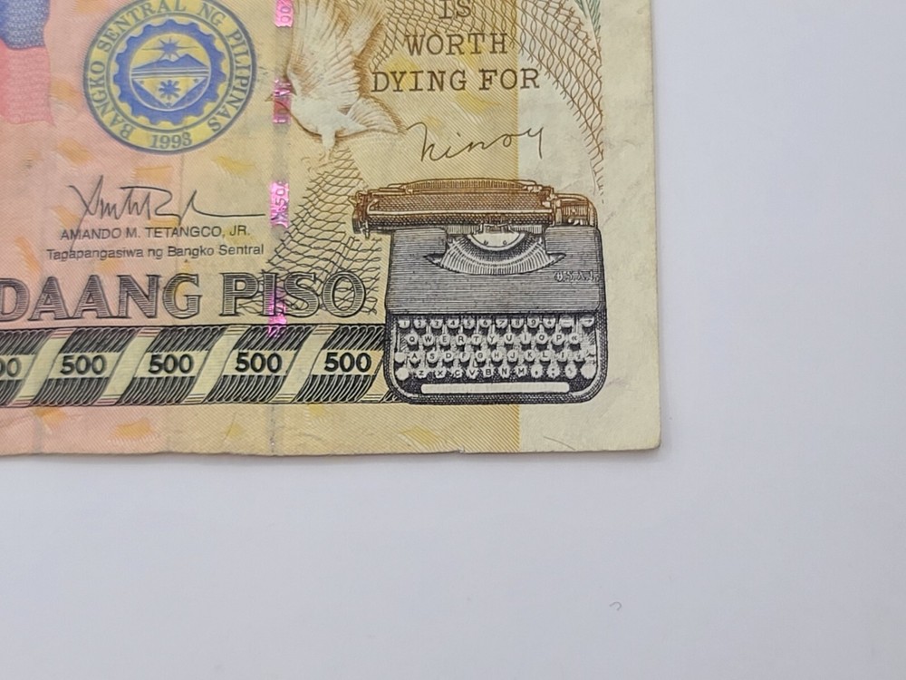 2012 Philippines 500 Piso Banknote - P#196c