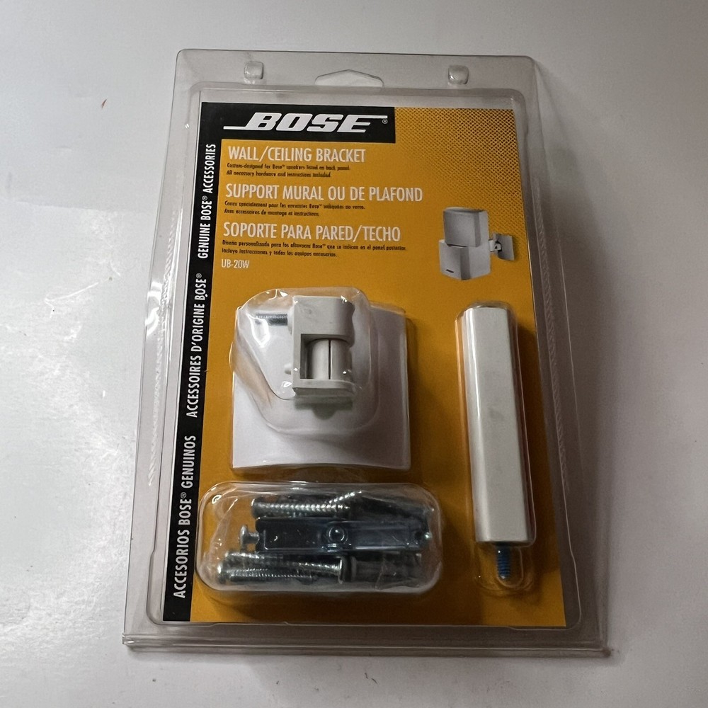 Genuine Bose UB-20W Wall/Ceiling Speaker Mounting Bracket (White) - NIP