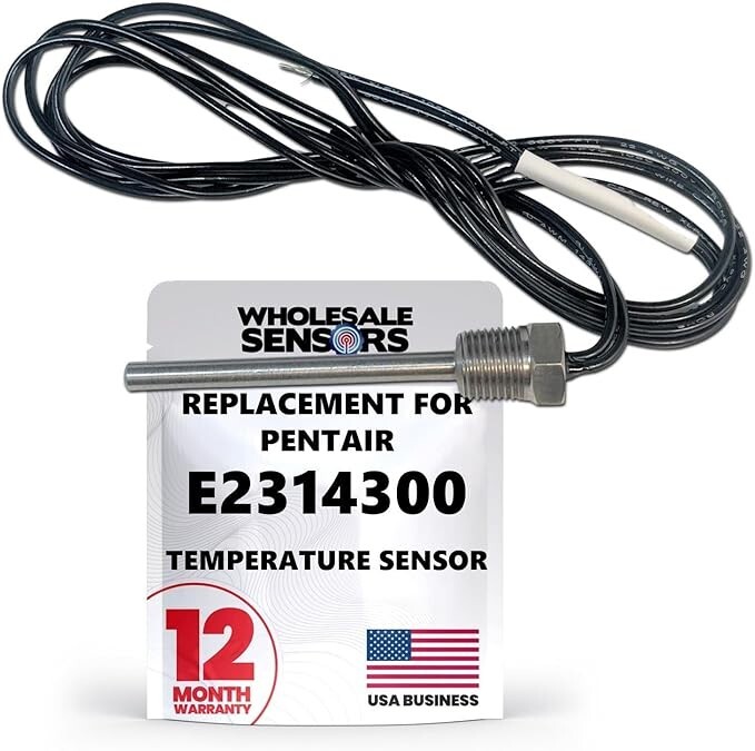Pentair E2314300 Replacement Temperature Sensor for PowerMax PM Pool/Spa Heaters