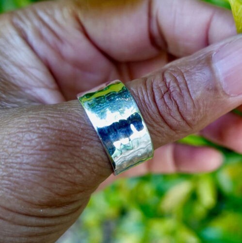 Solid 925 Sterling Silver Band & Statement Ring Handmade Ring All size R-56