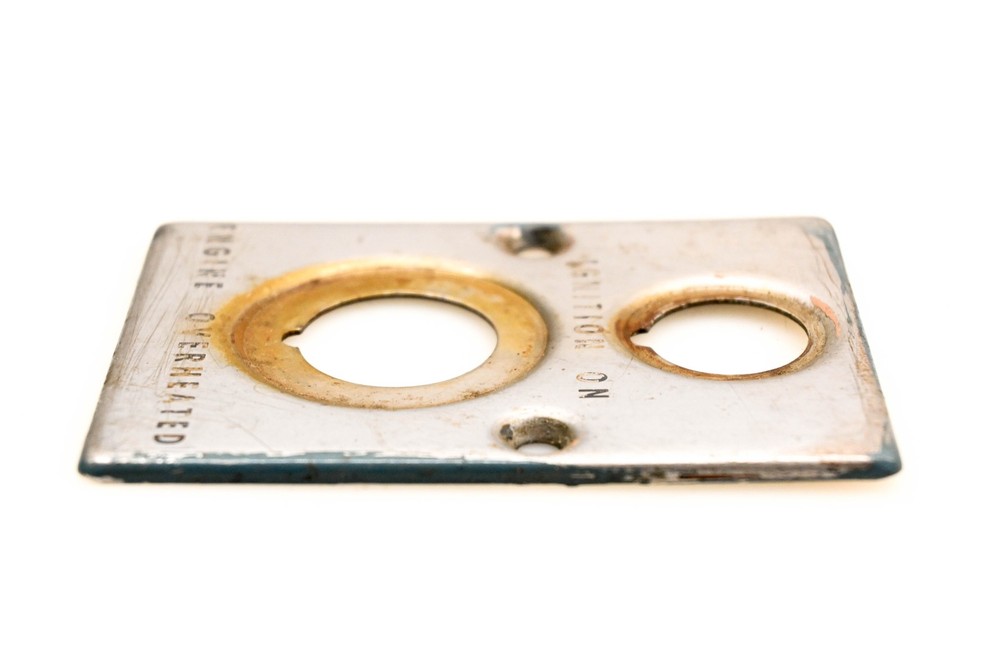 OMC AG039-7 Ignition On Engine Overheated Switch Plate