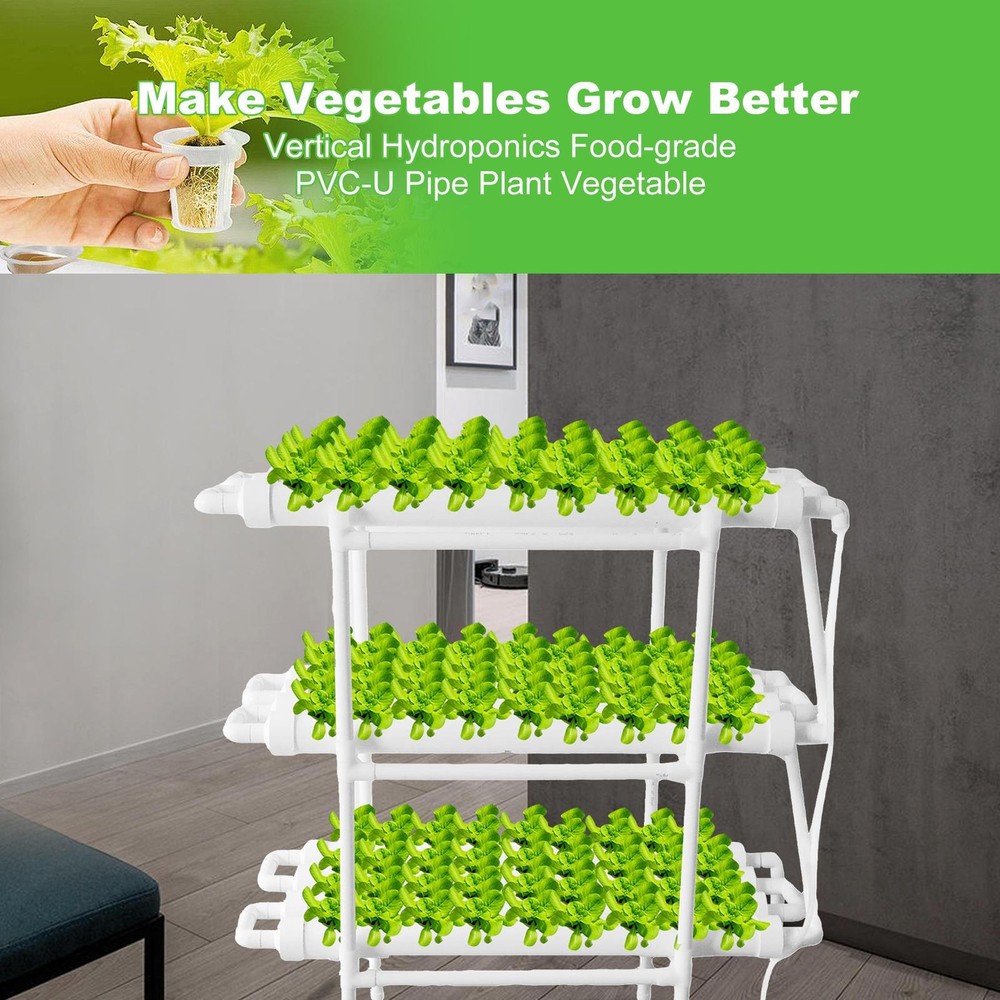 Hydroponic Site Grow Kit 108 Planting Sites 3 Layer Hydroponics System