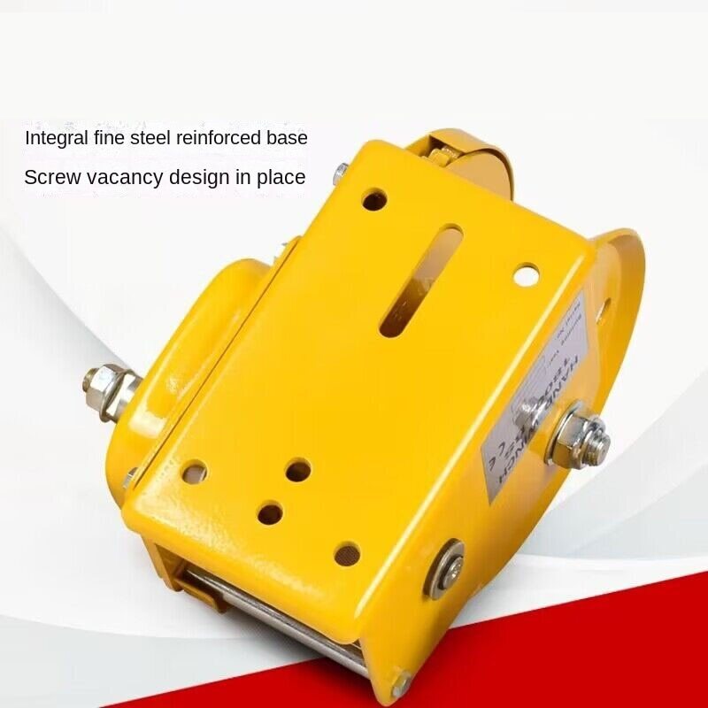1200LB two-way self-locking small manual winch with automatic brake manual winch