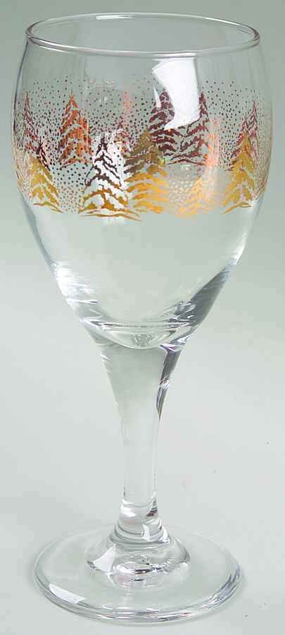 Dansk Golden Pine 10 Oz Goblet 7158310