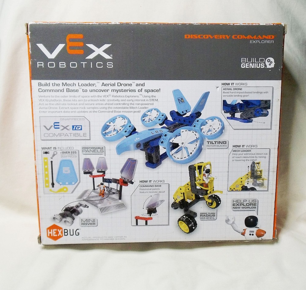 Hex Bug VEX Robotics Discovery Command Explorer STEM Starter (new, open box)