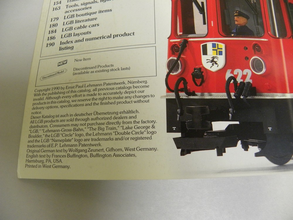 1990 LGB Train Catalog (A4)