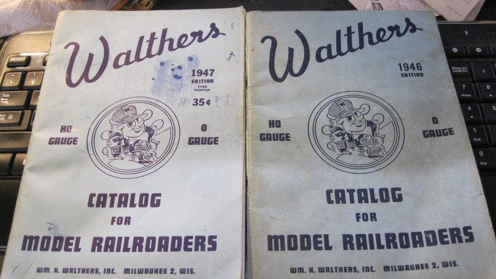 Walther Catalog 1946- 1947 both in fair shape