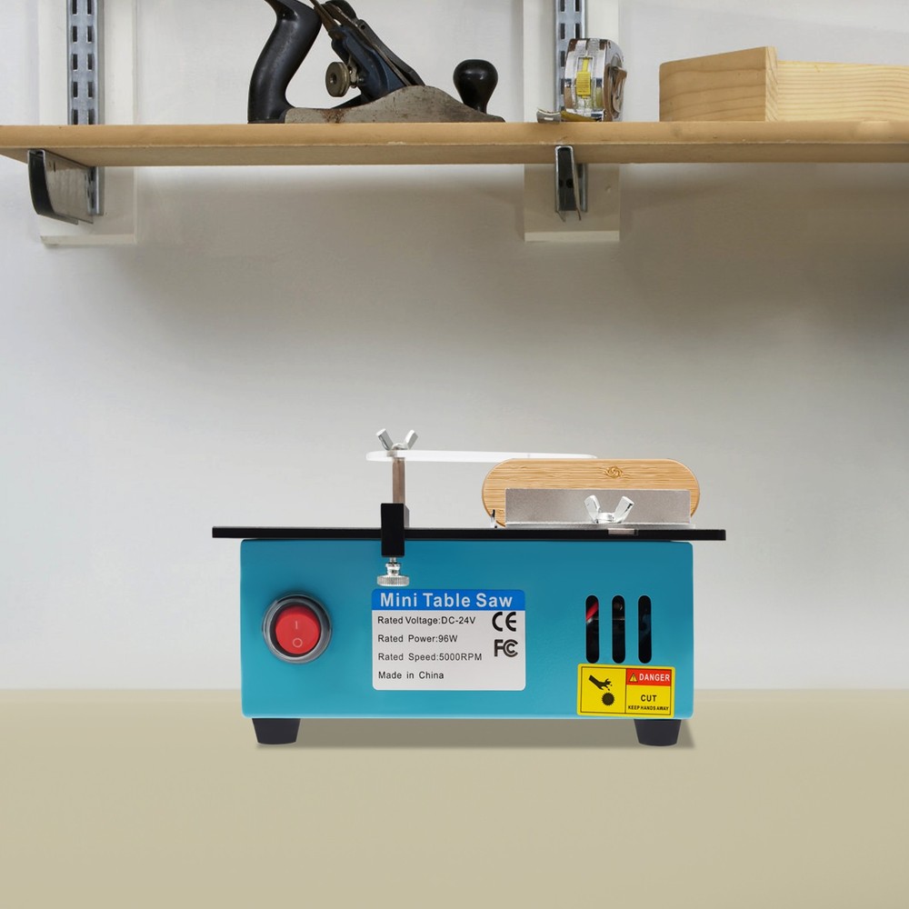 Mini Table Saw Adjustable Small Table Saw Adjustable Mini Table Saw with 4 Blade