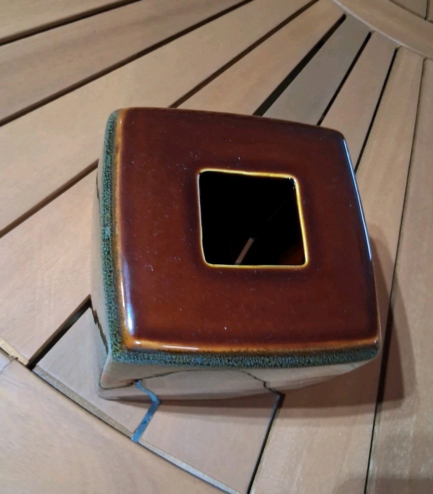 Unique Multicolor Ceramic Tissue Box Cover