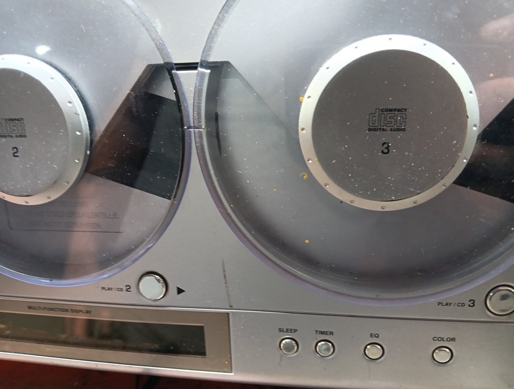 Emerson MS3103 Triple-Play Linear 3CD Changer Plays With Issues (Read)