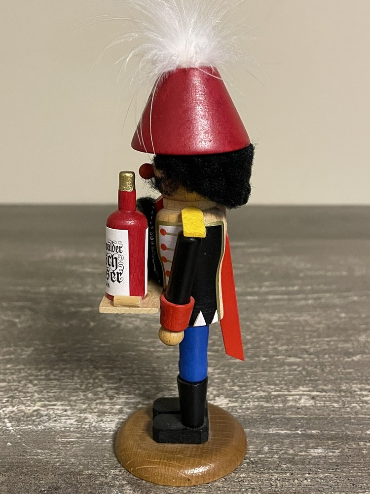 STEINBACH 5" BEER BUTLER TINY NUTCRACKER - HANDMADE GERMANY - No Box