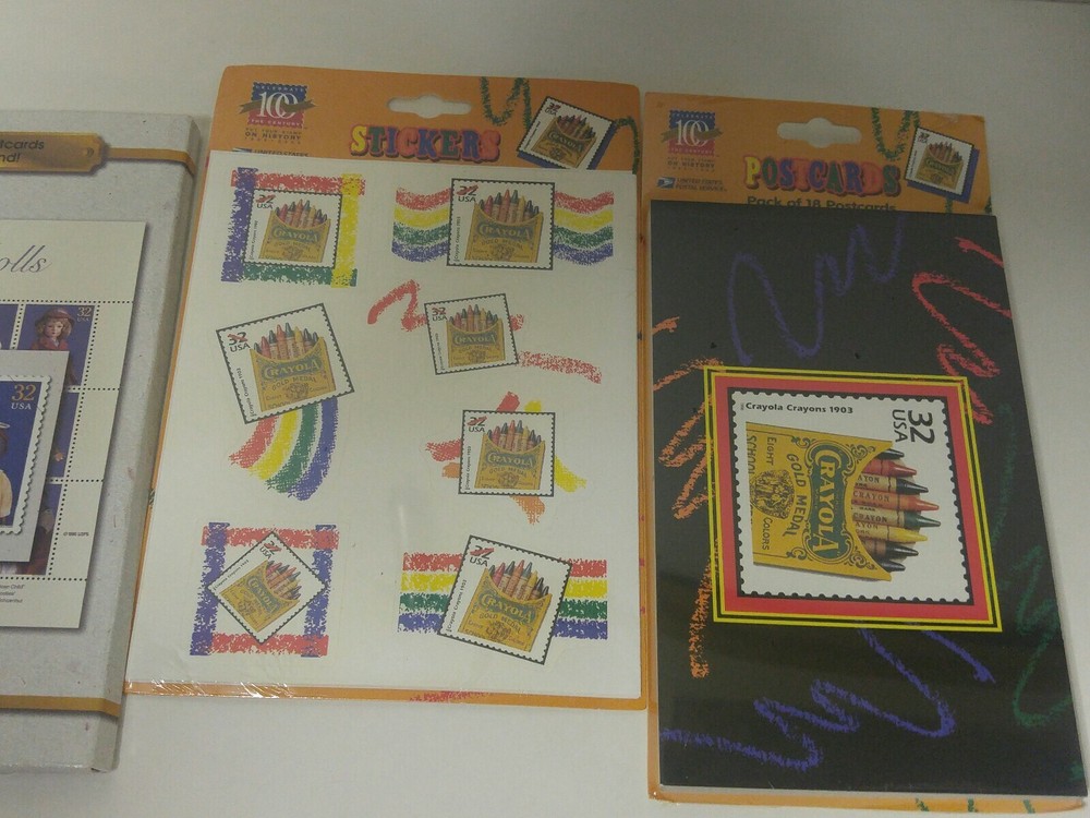 CRAYOLA AND OTHER STAMP COLLECTIBLES