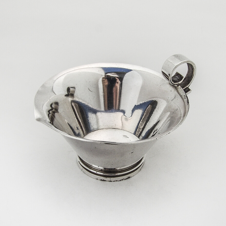 Georg Jensen Pyramid Creamer Sterling Silver 1930s Old Mark