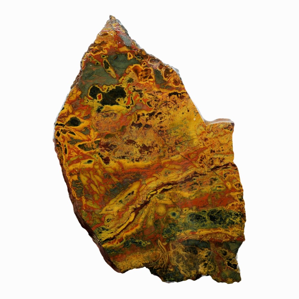 Kaleidoscope Jasper Slab - Floating Orb Psychedelic Pattern