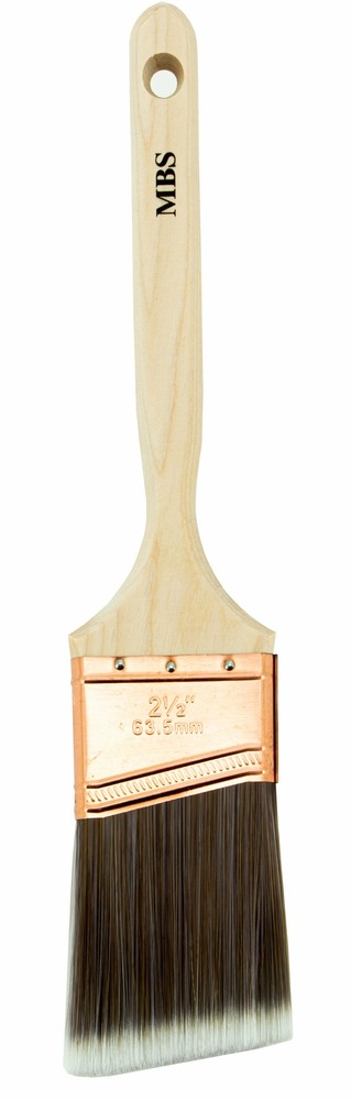 2.5" Angle Brush, Premium Series, Wood Sash Handle