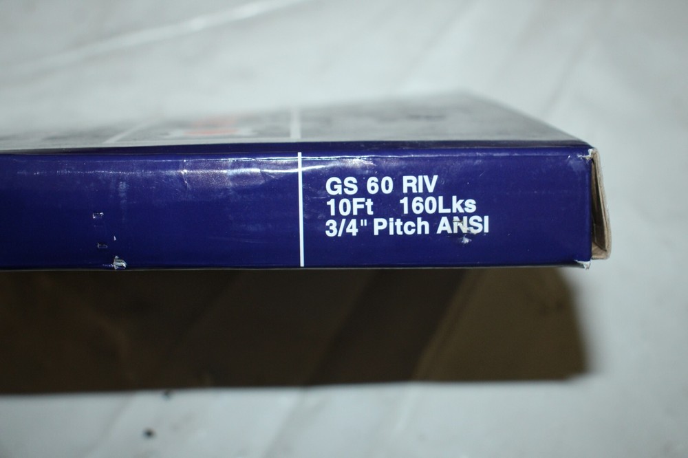 GoldSpec Roller Chain GS 60 RIV 160 Link 10'