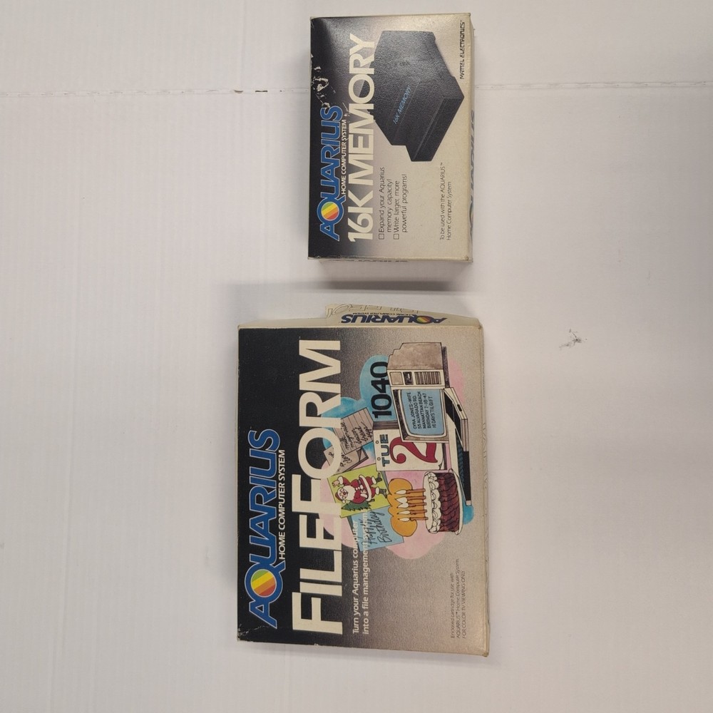 Vintage 1982 Mattel Aquarius Home Computer System Working mega bundle