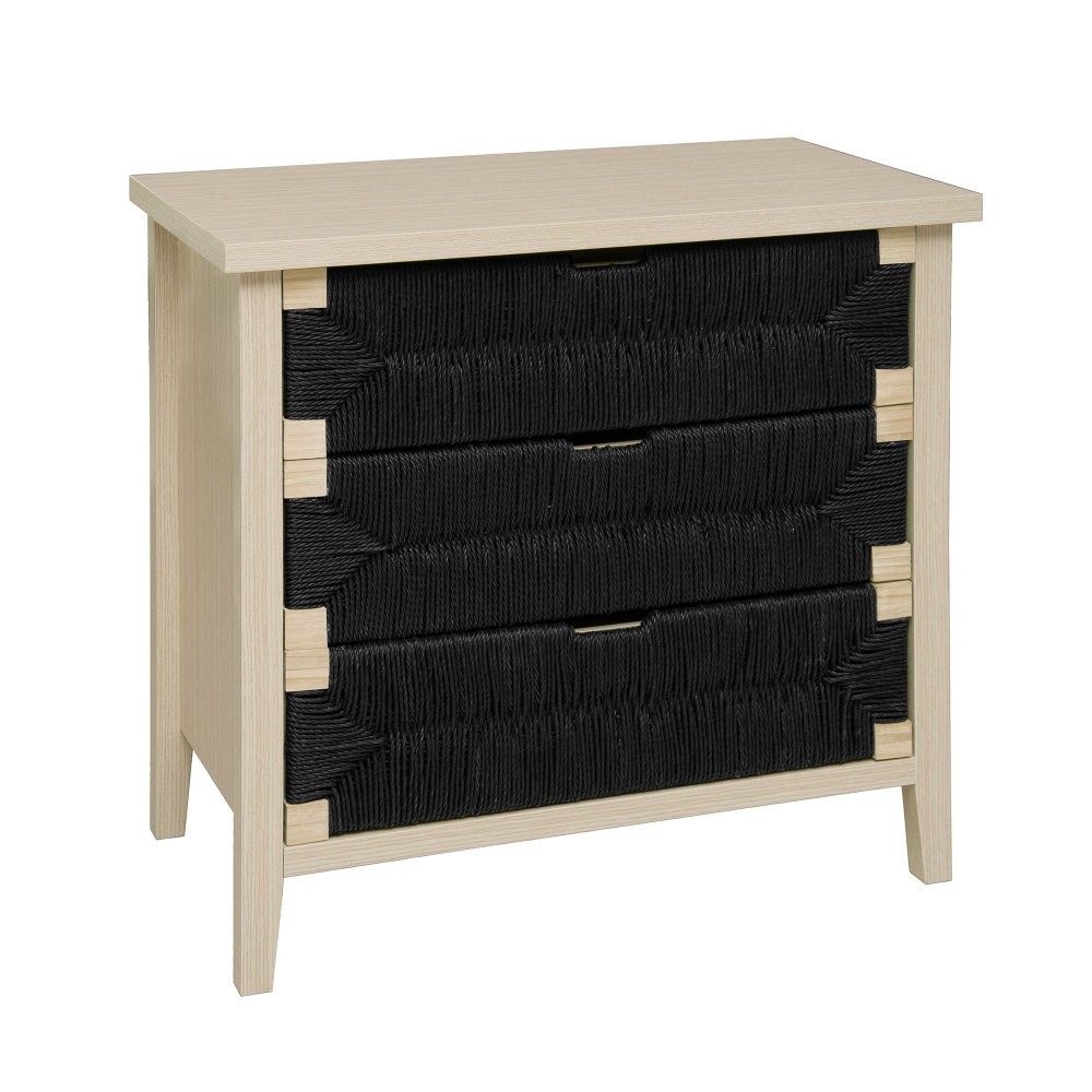3 Drawer Sideboard Buffet with Adjustable Shelves, Storage Cabinet