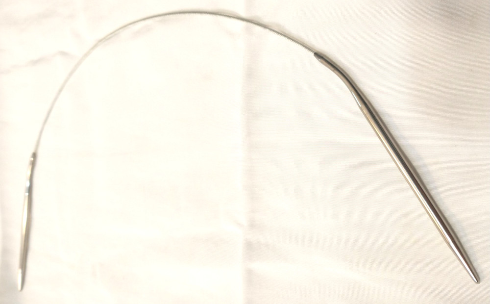 Metal Knitting Needles- Circular-size 6 - 17" A2