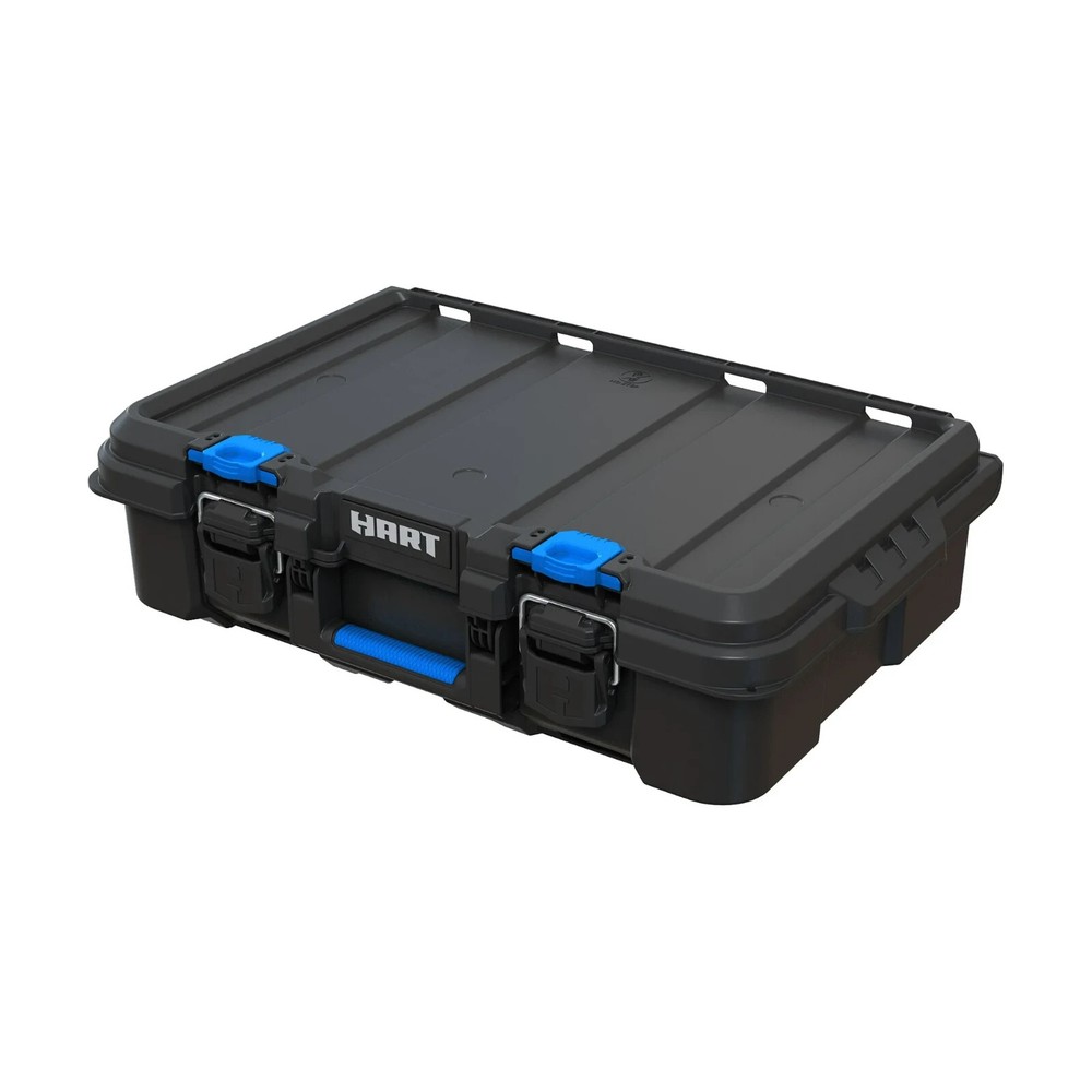 HART Stack System Tool Box with Small Blue Organizer & Dividers