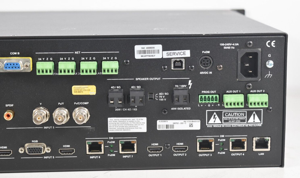 Crestron 3 Series DMPS3-300-C Digital Media Presentation System