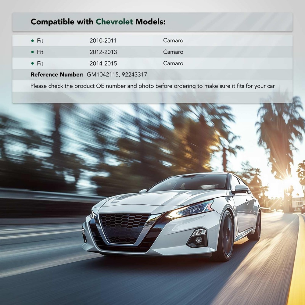 Front Lower Driver Side Bumper Cover Support for Camaro 2010-2015