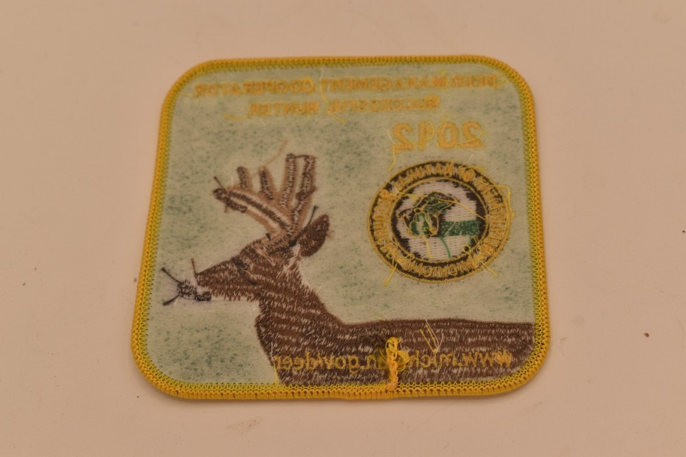 Michigan DNR Deer Management Cooperator Successful Hunter Patch 2012