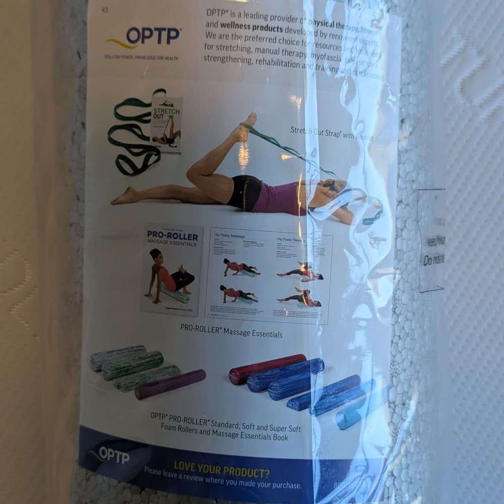 OPTP Silver AXIS Foam Roller - Moderate Density 36 x 6 Inches