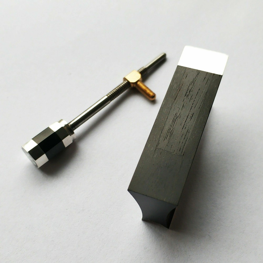 4/4 Silver Fitting Ebony Frog Violin Bow Ebony Wood Slide w/ Screw Button