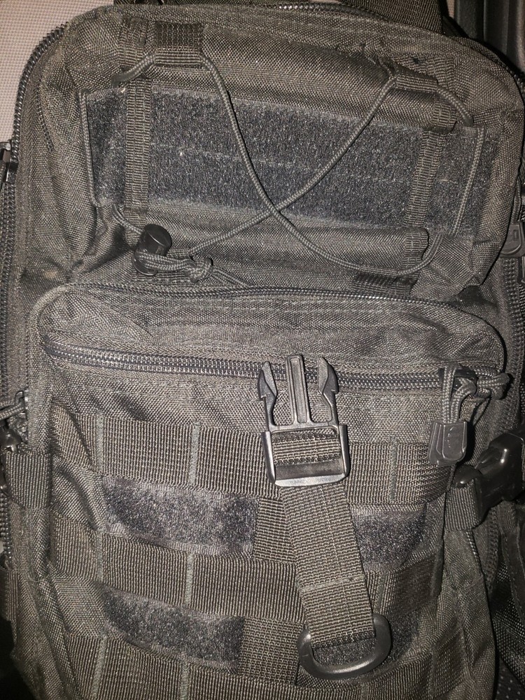 Armored Backpack Bullet Resistant Ceramic Sling Molle Hard Panel Patch Hook Loop