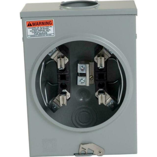 Eaton 125 Amp Ringless Overhead/Underground Meter Socket UTRS101BE