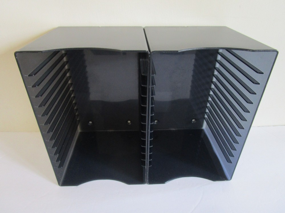 2 Atlantic 15 CD Media storage holder case rack organizer 30 CD total