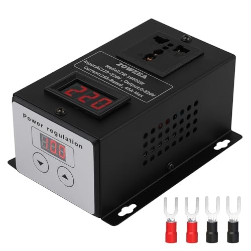 10000W Variable Speed Controller SCR Voltage Controller Fit for Router Fan