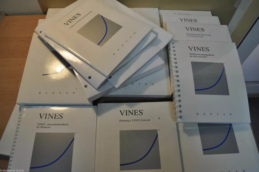 Banyan Vines, Computer Network Operating System Vers. 5.5, COMPLETE SET, NEW !