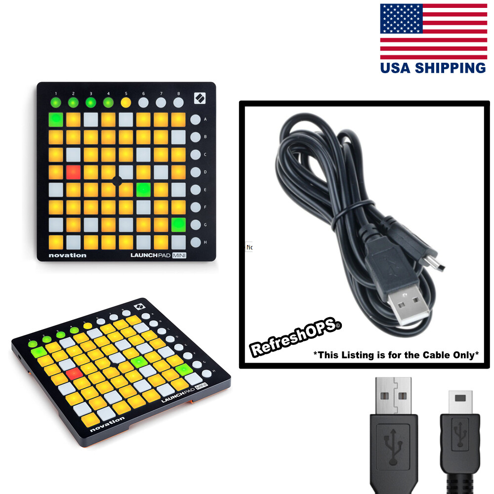 Novation MK2 Launchpad Mini Compact USB Cable Transfer Charger Replacement