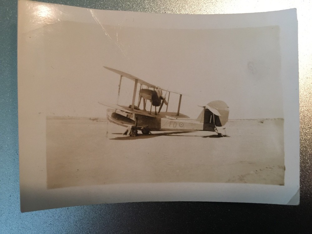 Bi-Plane photo....Unusual Propeller - LOOK