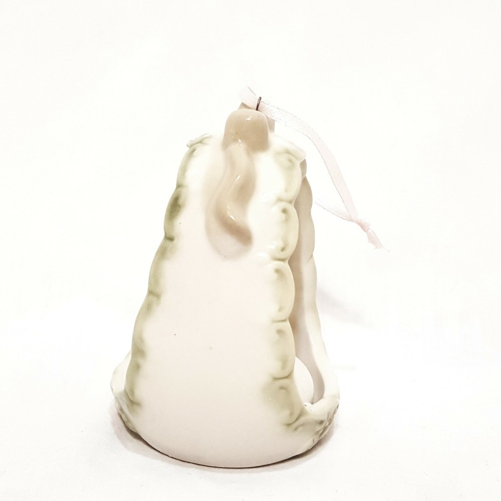 Easter Egg Bunny Rabbit Inside 3" Ornament Hanger Ceramic Decoration