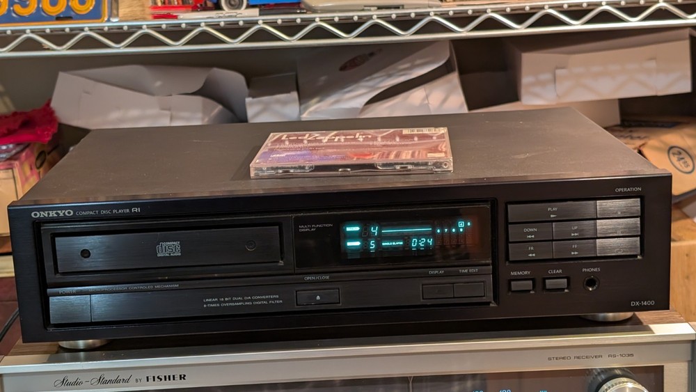 Onkyo DX-1400 Compact Disc Player Microprocessor Controlled  Mechanism