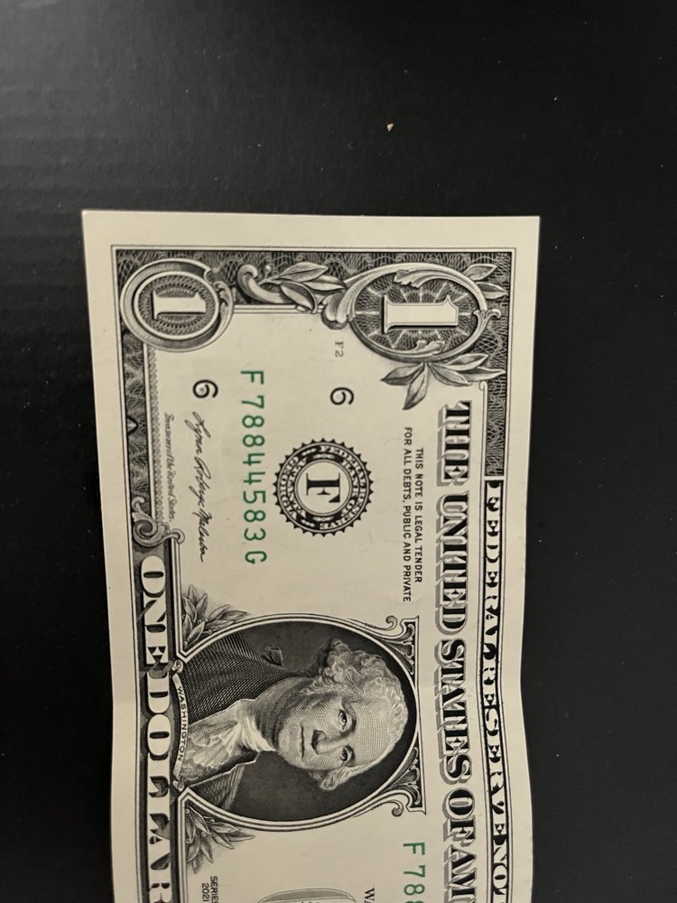 $1 Dollar Bill Error Print Series 2021