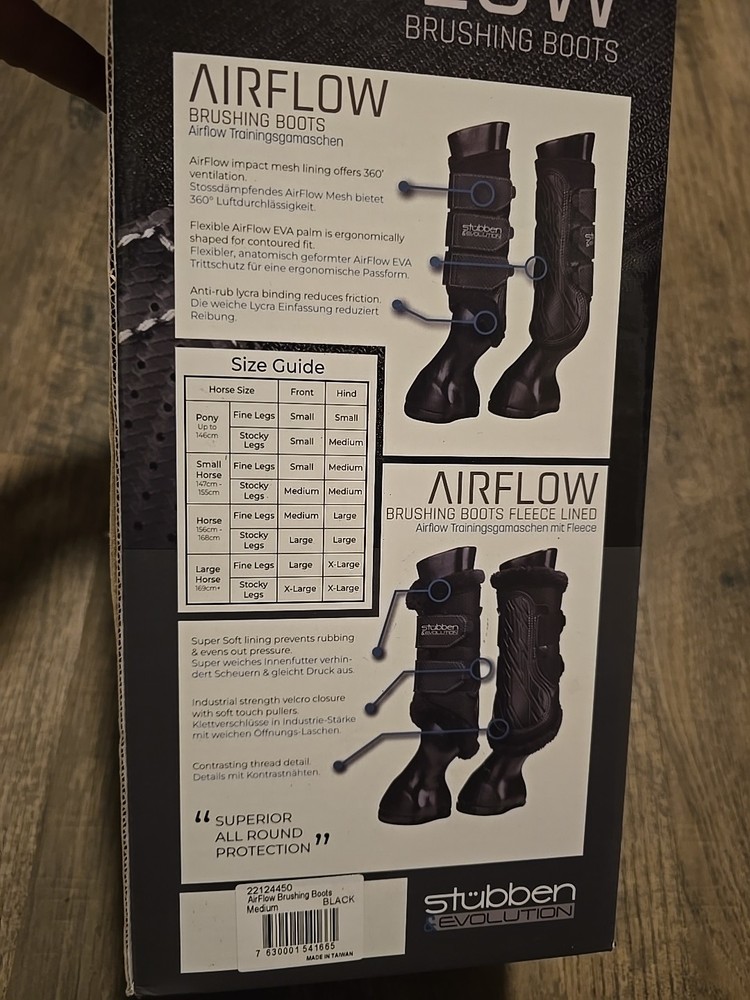 Stubben Airflow Brushing Boots