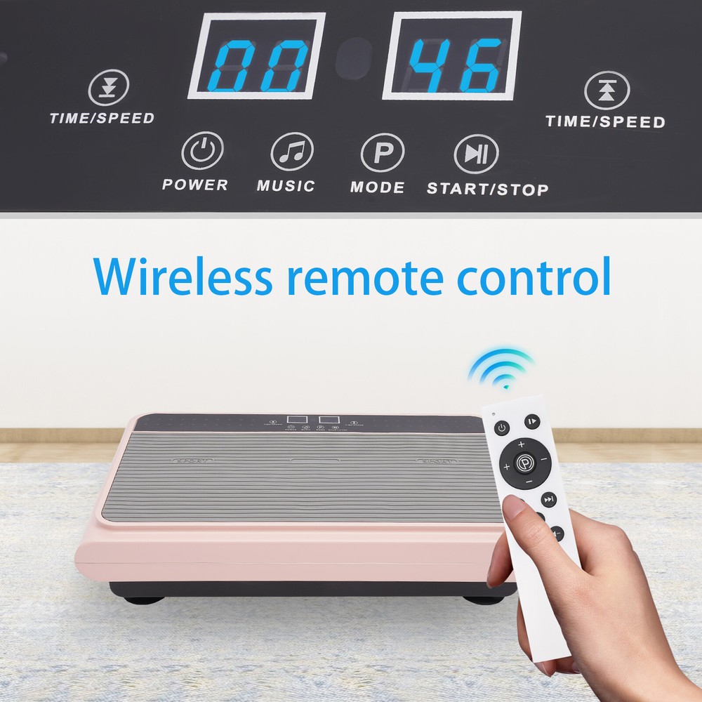 Vibration Plate Exercise Machine Whole Body Exercise With Quiet Motor Bluetooth