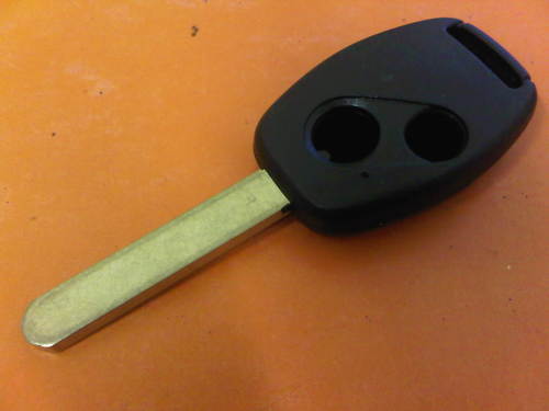REPLACEMENT 2 BUTTON REMOTE KEY FOB CASE + UNCUT BLADE FOR HONDA