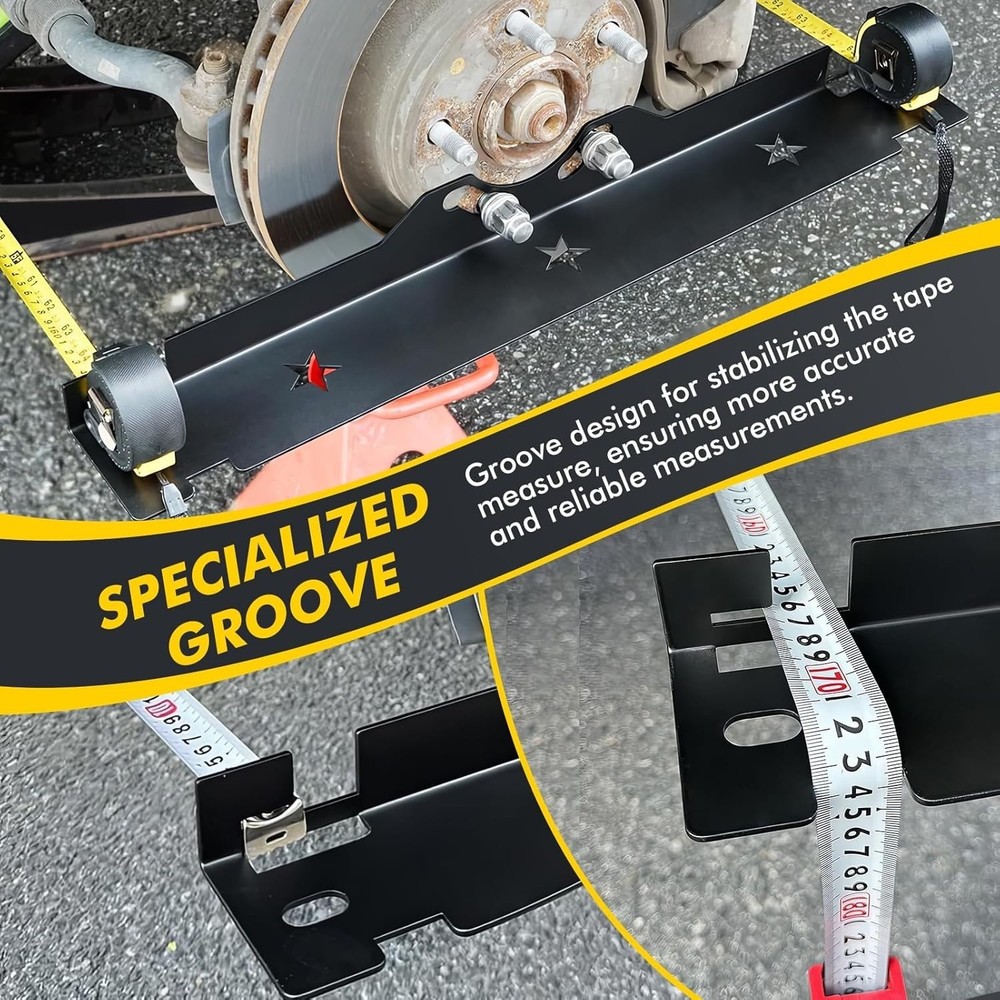Wheel Alignment Tool Kit, Heavy Duty Toe Alignment Tool Universal Front End Tool