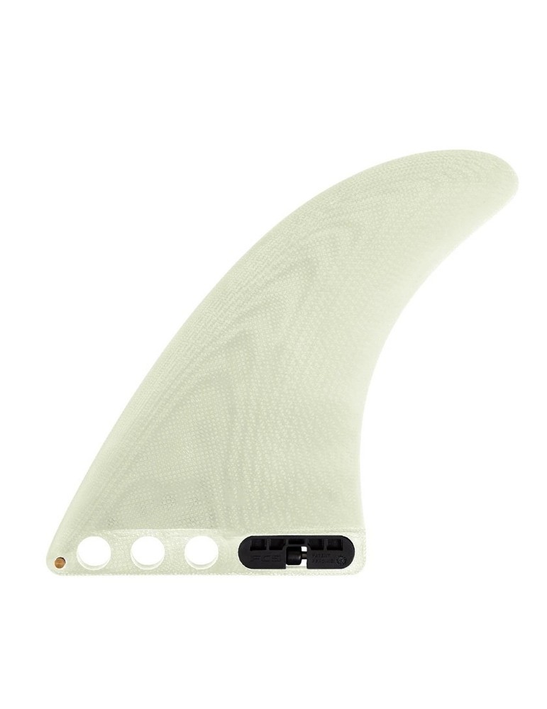 FCS 2 Single PG Longboard Fin Clear 8in