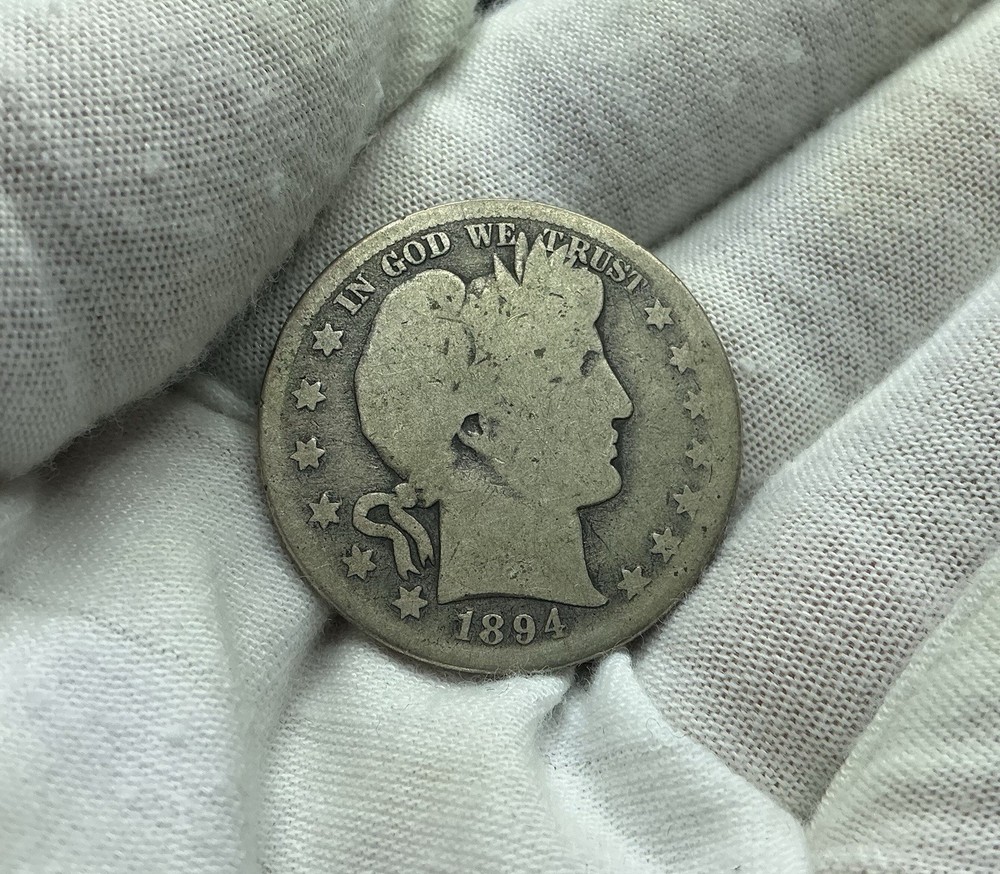 1894-S BARBER SILVER HALF DOLLAR U74